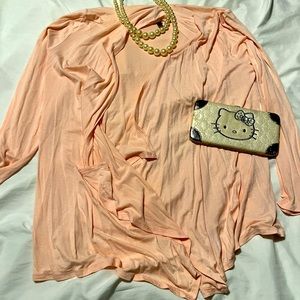 Peach cardigan